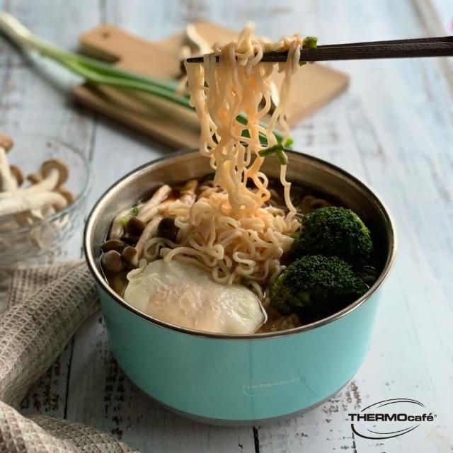 【THERMOcafe 凱菲】不鏽鋼多功能隔熱碗1200ml(TC-BOWL)