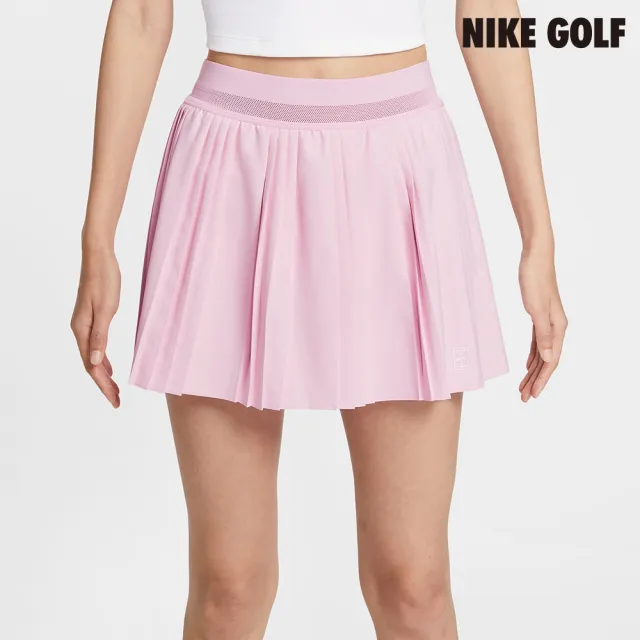 【NIKE GOLF】NikeCourt Advantage 女款 Dri-FIT 百褶網球裙 泡沫粉色(FZ6513-663)