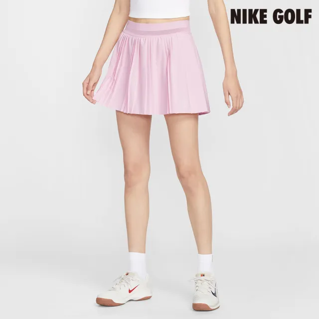 【NIKE GOLF】NikeCourt Advantage 女款 Dri-FIT 百褶網球裙 泡沫粉色(FZ6513-663)