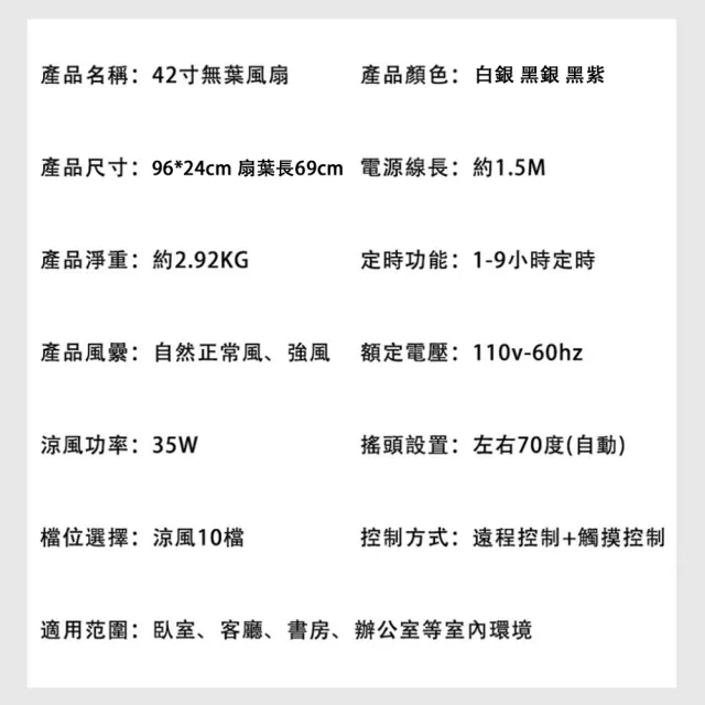 【巧可】42寸智能遙控無葉風扇 搖頭式電風扇 工業扇 落地扇 涼感風扇 DC電風扇 已電檢