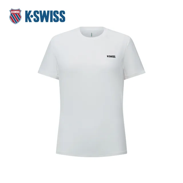 【K-SWISS】運動T恤 SHIRTKC7522WFTS52 吸濕排汗 女上衣 白色 1911665-101