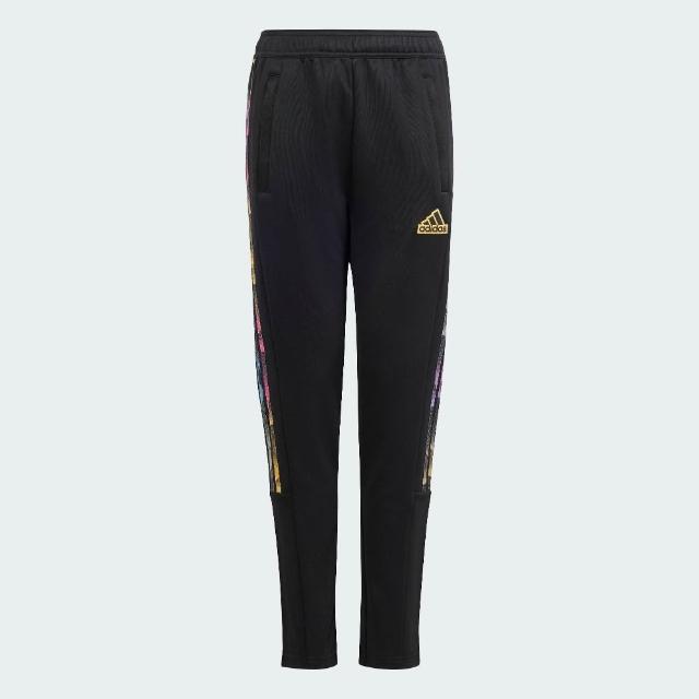 【adidas 愛迪達】運動長褲 童裝 IN1893
