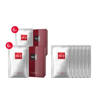 【SK-II】官方直營 青春面膜寵粉組(青春敷面膜6+6片/禮盒/保濕/母親節禮物)