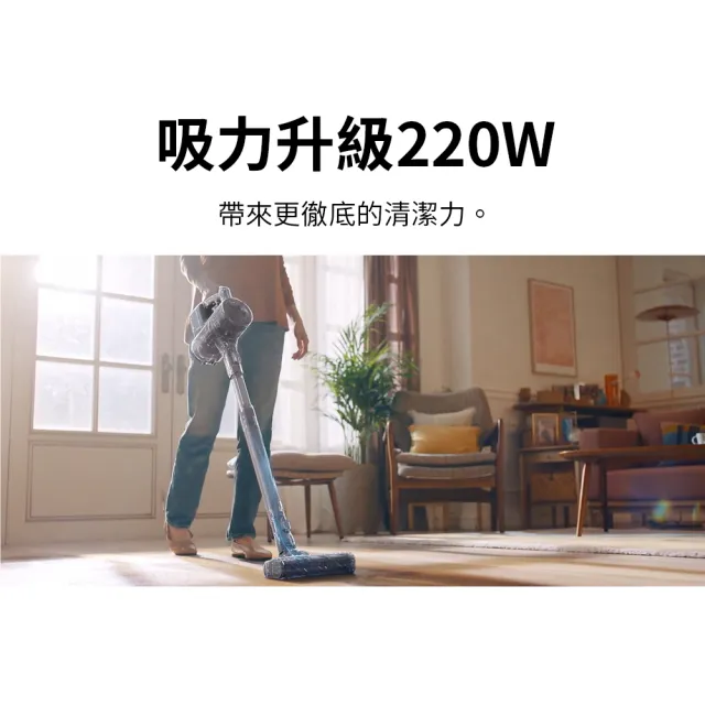 【LG 樂金】CordZero™A9 K+ 濕拖無線吸塵器A9K-MAXLITE(寂靜灰/寵物新升級款/一鍵集塵/充電收納立架)