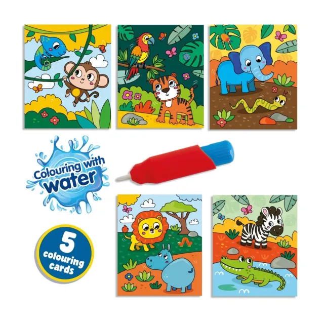 【SES】神奇水畫冊3套組(野生動物+環遊世界+可愛農場)