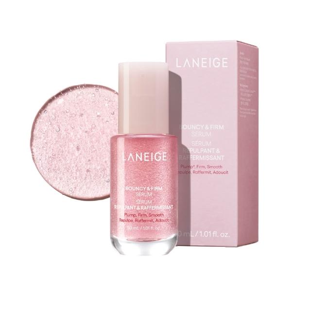 LANEIGE蘭芝 粉澎潤膠原水光精華 LANEIGE蘭芝粉澎潤膠原水光精華,富含多重保濕成分與膠原蛋白,深入肌底補水修護,提升肌膚水潤度與透亮度,打造水光感肌膚。適合所有肌膚型別,特別是乾燥與暗沉肌膚,讓肌膚煥發健康光采。