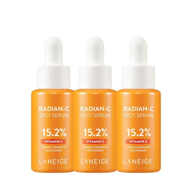 LANEIGE蘭芝 維他命 C 淨膚精華安瓶 LANEIGE蘭芝 維他命C淨膚精華安瓶,富含高濃度維他命C,有效提亮膚色、淡化黑色素與暗沉,改善肌膚暗沉無光問題。輕盈質地易吸收,適合日常使用,讓肌膚煥發健康透亮光采。