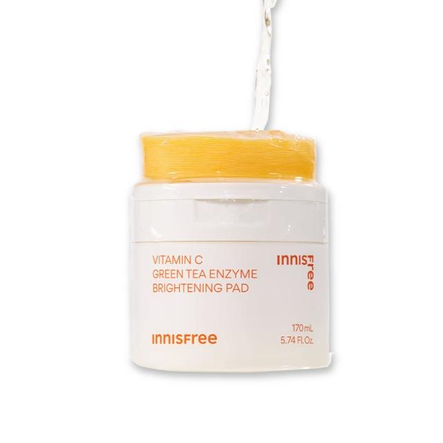 即期品【innisfree】維他命C淨亮棉片170ml(60片/暗沉橡皮擦)