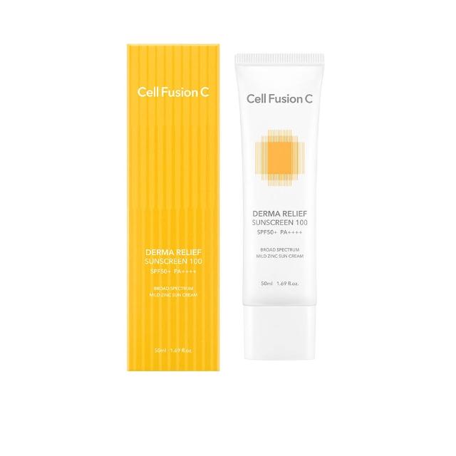 【Cell Fusion C】秀膚生 舒敏保濕物理防曬霜 50ML SPF50+ PA+++(#孕婦嬰兒適用 #物理性防曬 #舒緩護理)