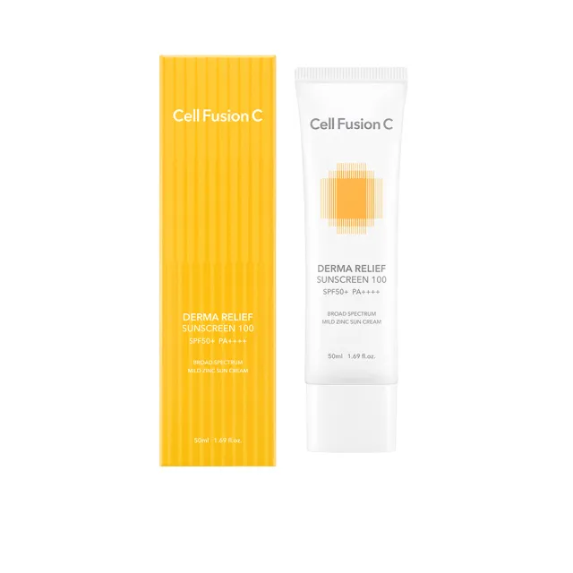 【Cell Fusion C】秀膚生 舒敏保濕物理防曬霜 50ML SPF50+ PA+++(#孕婦嬰兒適用 #物理性防曬 #舒緩護理)