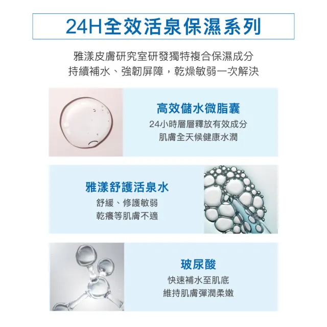 【Avene 雅漾】官方直營 24H全效活泉保濕精華乳40ml(乳液)