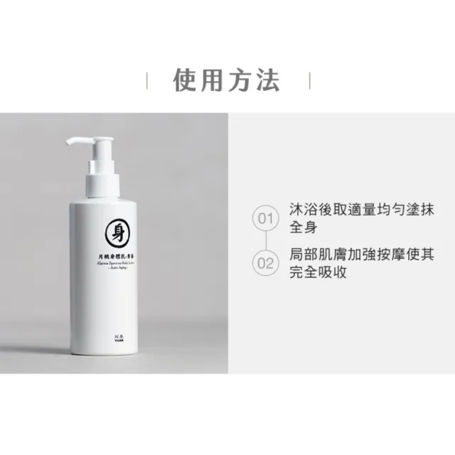 【阿原】月桃身體乳-250mL(植癒力.月桃.修護滋養.柔軟角質.溫暖放鬆)