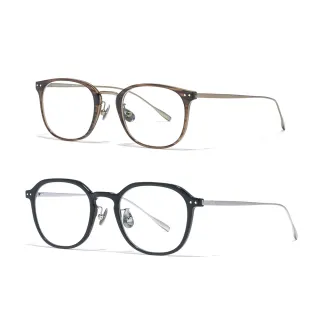 【JINS】經典金屬膠框系列2.0光學眼鏡(UUF-25S-207/208) 黃金比例