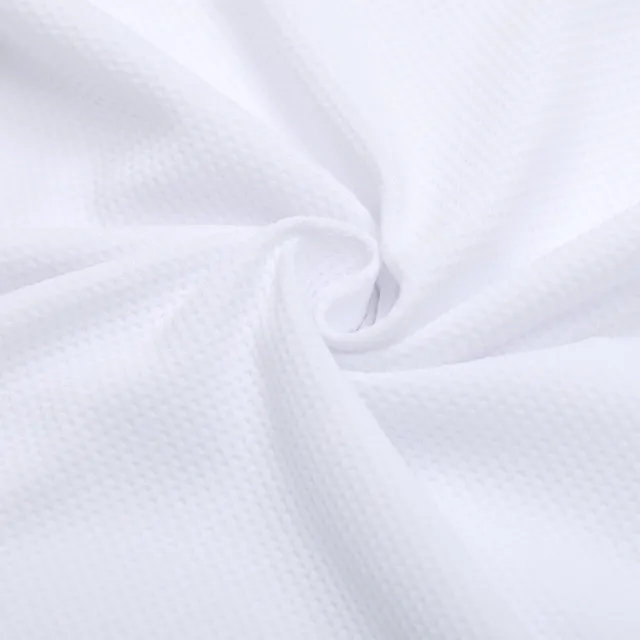 【LE COQ SPORTIF 公雞】高爾夫系列 女款白色吸汗速乾彈性防曬短袖POLO衫 QLX2T204
