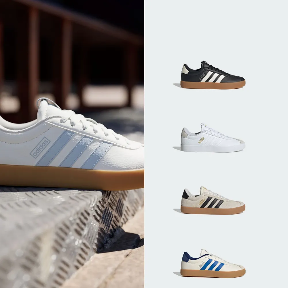 【adidas 愛迪達】VL COURT 復古休閒鞋 運動鞋 男鞋/女鞋 多款任選(JR8308/JH5078/JR2560/JQ3048/KK3774)