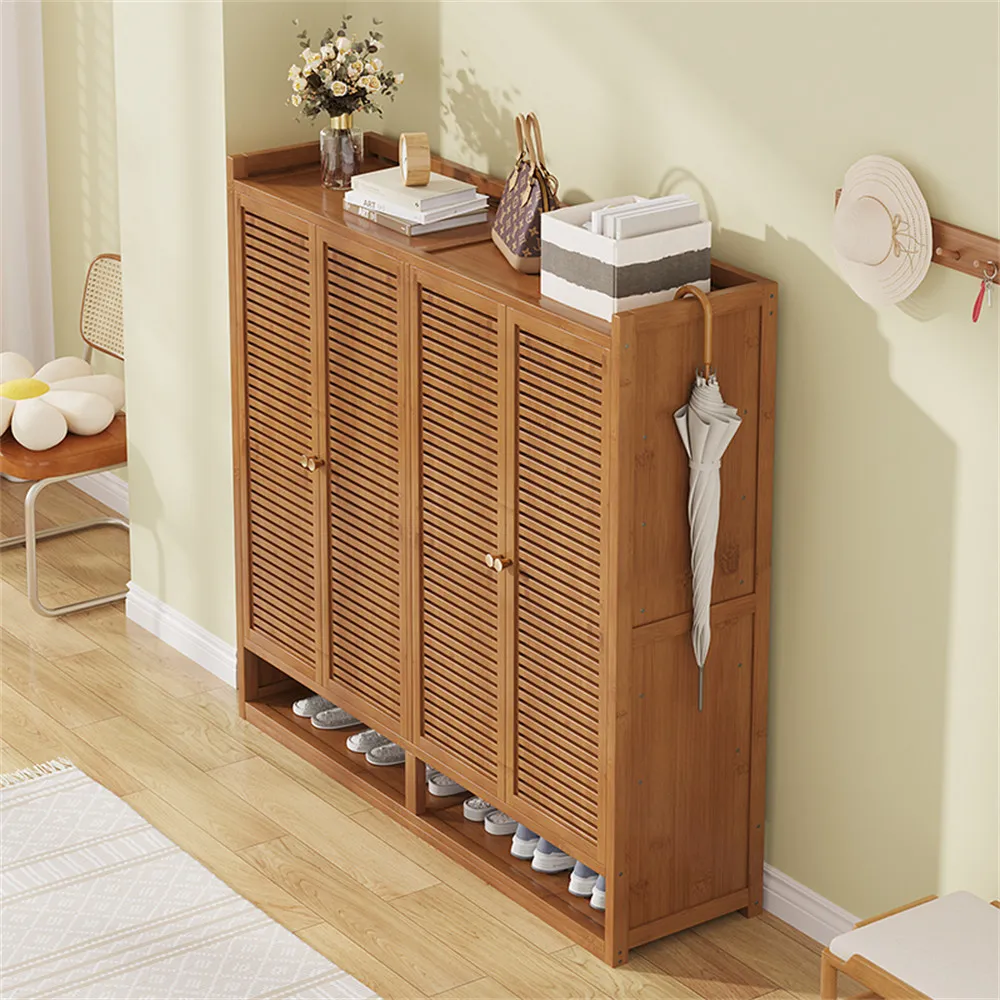【匠俱】入戶門鞋櫃 玄關櫃 竹製鞋櫃 家用鞋櫃(換鞋櫃 多層鞋櫃 簡易鞋櫃)