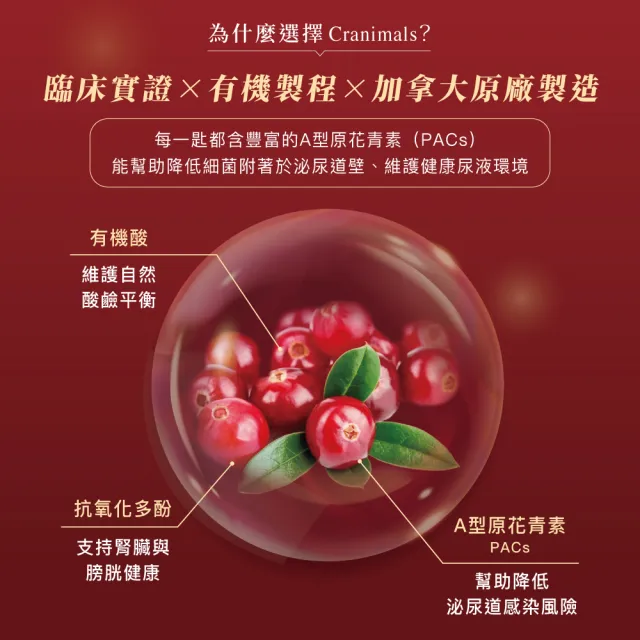加拿大原裝進口蔓越莓保健粉系列*3罐(歐美寵物泌尿道保健領導品牌/天然有機)