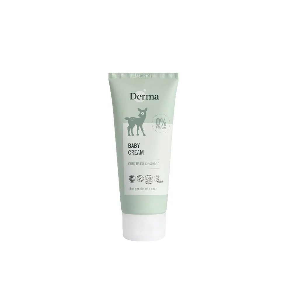 【Derma 丹麥德瑪】寶寶有機滋潤護膚霜 100ml(乳液 北歐白天鵝 歐盟有機認證 不做動物實驗)