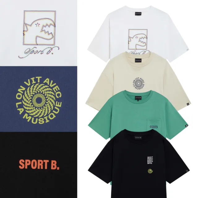 【agnes b.】Sport b. 男裝 logo 短袖 T恤(多款任選)（其他規格）