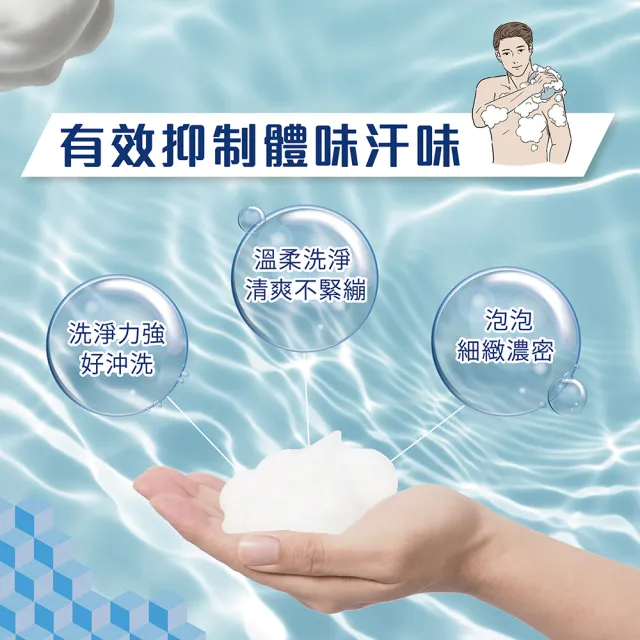 【ULOS】機能淨味沐浴乳500mL x 3瓶 李雅英代言(新包裝 去味 抑制異味)