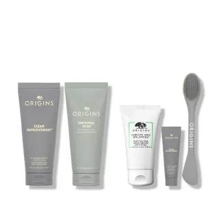 【ORIGINS 品木宣言】零黑粉拋光面膜(粉美肌面膜75ml+0黑粉面膜75ml)