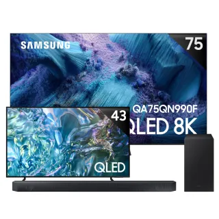 【Samsung 三星】75型 8K Neo QLED 240Hz Mini LED AI智慧顯示器 75QN990F(QA75QN990FXXZW)