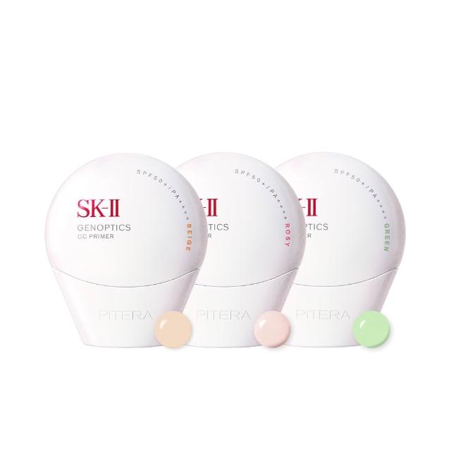 【SK-II】官方直營 光蘊輕透CC霜30g(自然膚或玫瑰粉或校色綠/防曬小白球/SPF50+/新色上市)