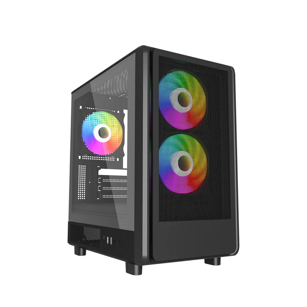 【華碩平台】R5四核GeForce RTX 5060{BHCM6343C}電競電腦(R5-3400G/A520/16G/512G)