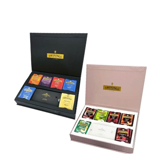 【Twinings 唐寧茶】藝術家禮盒 經典紅茶/清氛花茶包 42入(附贈提袋 #送禮首選#茶葉茶包禮盒#中秋送禮)