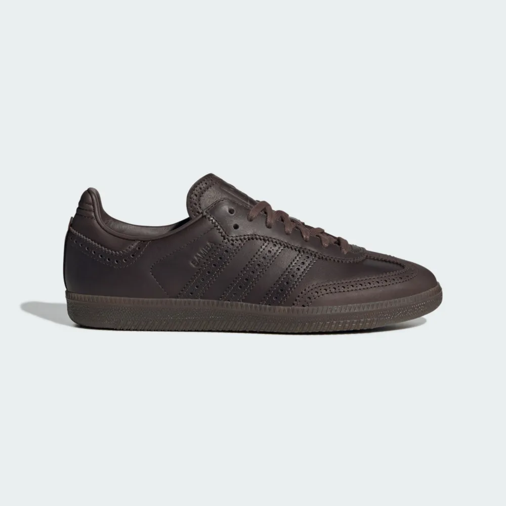 【adidas 愛迪達】Samba Og 男 運動休閒鞋 德訓鞋 皮革 復古 舒適 深棕(JI3231)