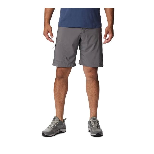 【Columbia 哥倫比亞】男款-超防曬UPF50快排短褲-Silver Ridge™ Utility Short-深灰色(UAE95700DY/KS)