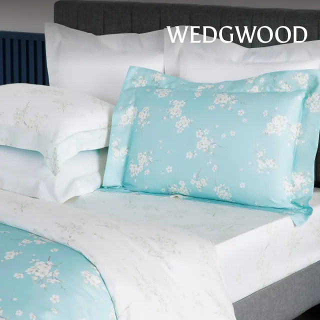 【WEDGWOOD】涼被四件合購組｜雙人涼被+雙人床包枕套三件組 (印花｜天絲任選)