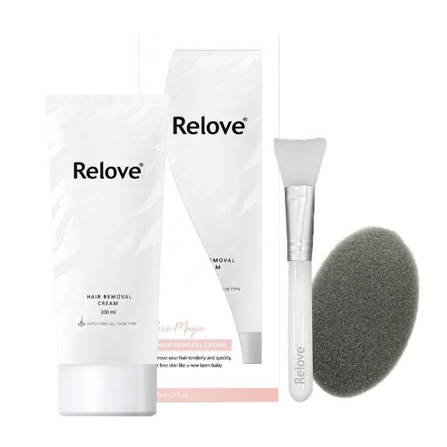 【Relove】瞬淨-Ku溜零毛髮霜重量版200ml(2.5倍重量版、限量6折、輕鬆理毛零痛感、DIY輕鬆零毛髮)