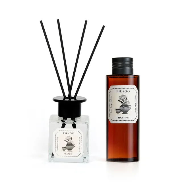 【FikaGO】寵物友善-室內擴香組合-天然安全成份友善毛孩 (擴香100ml+補充100ml) 香味任選