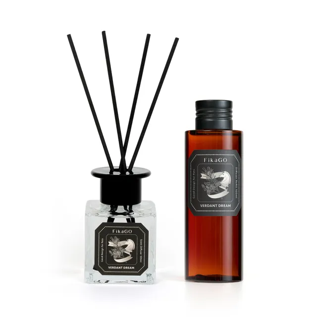 【FikaGO】寵物友善-室內擴香組合-天然安全成份友善毛孩 (擴香100ml+補充100ml) 香味任選