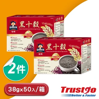 【QUAKER 桂格】黑十穀-減糖新配方x2盒