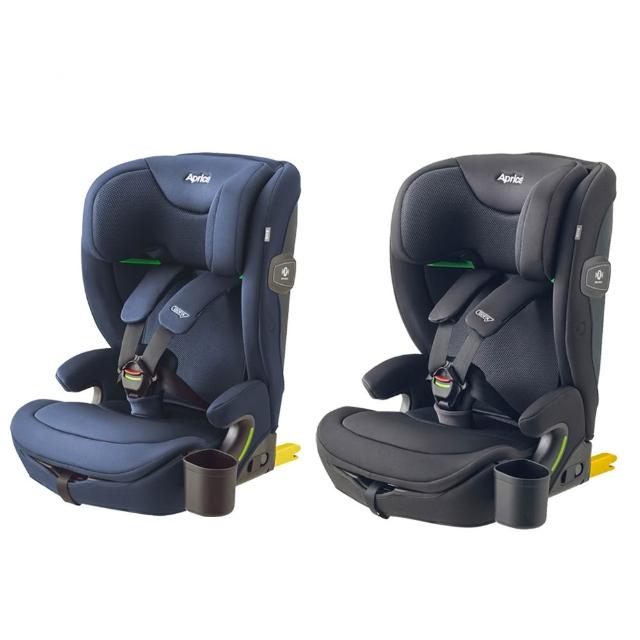 【Aprica 愛普力卡】2-12歲ISOFIX成長型輔助汽座 ReRide (R129  i-Size 增高墊 五點式安全帶)
