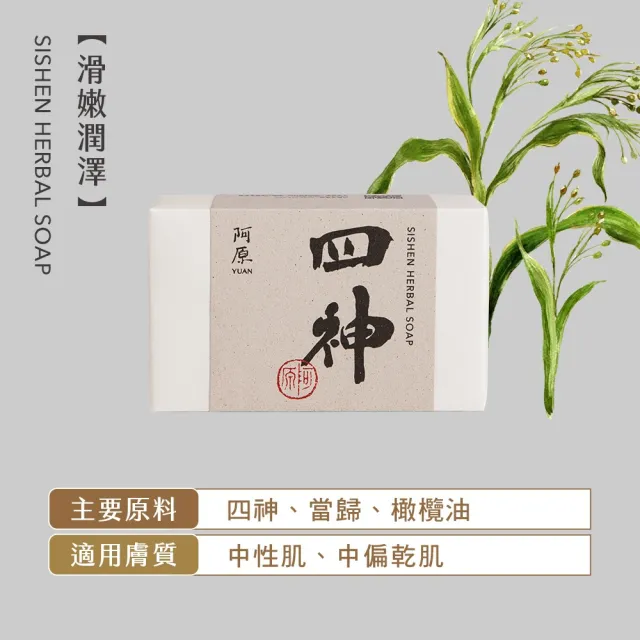 【阿原】送心禮-祝福禮盒(月桃皂115g+四神皂115g+洗新沐浴手套)*2(送禮推薦)