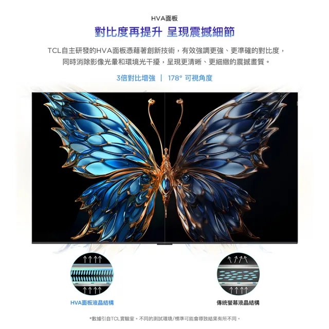 【TCL】家電快配★55型 4K AirPlay2 Google TV 智慧連網液晶顯示器-基本安裝(55V6C)