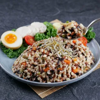 【日日鮮】金鮮吻仔魚營養穀飯*1包組 (210g±10%) 居家料理 健康養生 輕食首選 簡單方便