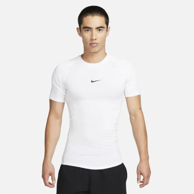 【NIKE 耐吉】AS M NP DF TIGHT TOP SS 男 短袖上衣 運動 休閒 緊身 白(FB7933100)