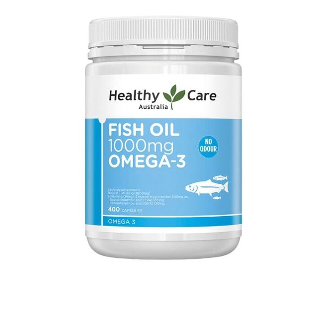 即期品【Healthy care】澳洲原裝 深海魚油Omega-3 膠囊 400顆(DHA/EPA/原廠公司貨)