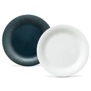 【NORITAKE】針葉林-圓盤雙盤組(禮盒)