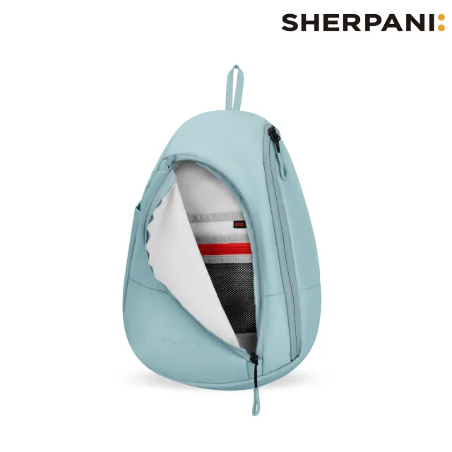 【Sherpani】雙11 RFID 防潑水多功能斜肩包 26I Wayfarer 8L｜海綠 (RFID屏蔽 撥水 肩背 後背)
