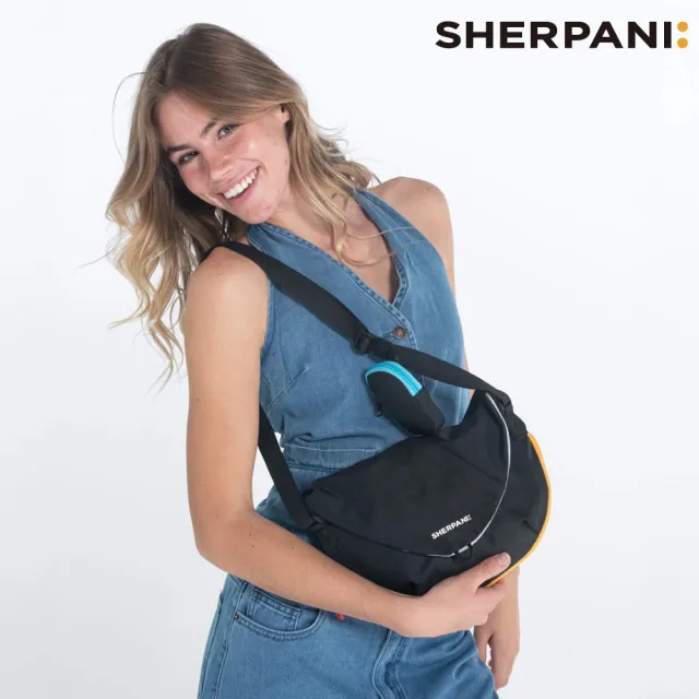【Sherpani】雙11 RFID 防潑水多功能郵差包 26I Milli 2L｜黑彩色 (RFID屏蔽 撥水 附零錢包)