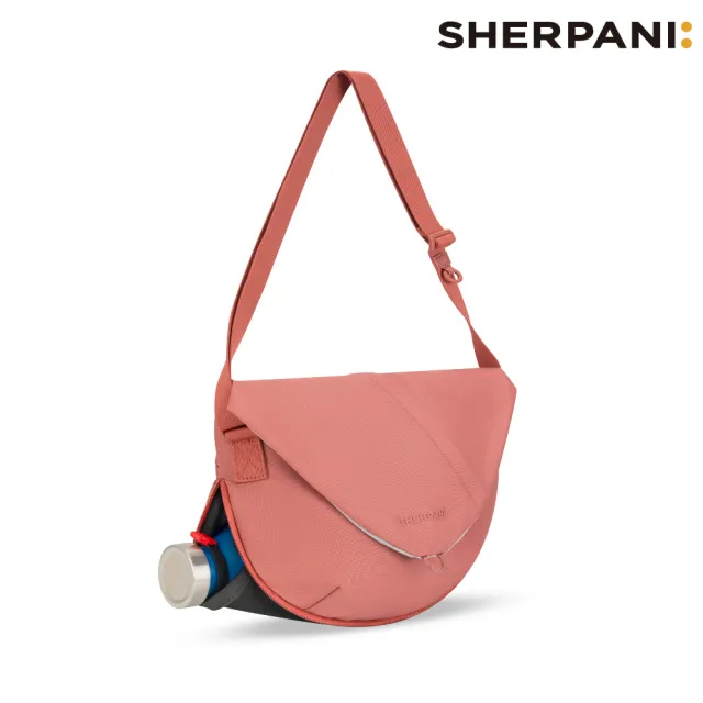 【Sherpani】雙11 RFID 防潑水多功能郵差包 26I Milli 2L｜沙漠玫瑰粉 (RFID屏蔽 撥水 附零錢包)