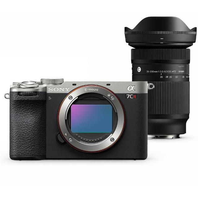 【SONY 索尼】ILCE-7CR A7CR 附 SIGMA 20-200mm 旅遊鏡 (公司貨) 全片幅無反微單眼數位相機