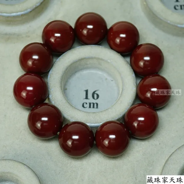 【藏珠家】精品20mm紅玉髓圓珠天珠手鍊