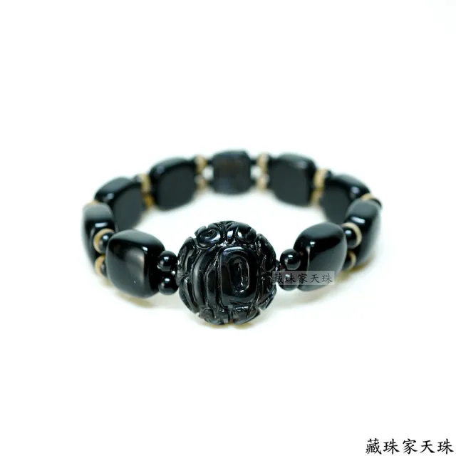 【藏珠家】精品22mm財咒天眼天珠手鍊