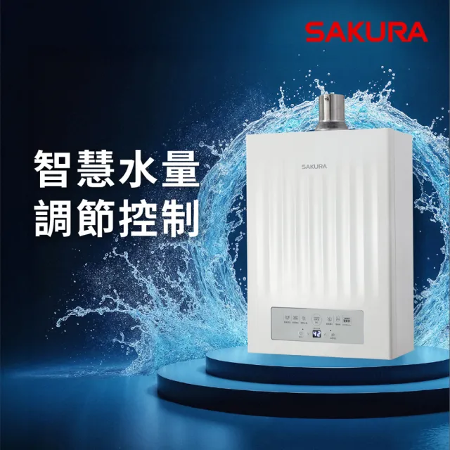 【SAKURA 櫻花】16L POWER四季溫智能恆溫熱水器DH1670H(FE式 原廠安裝-官方直營)